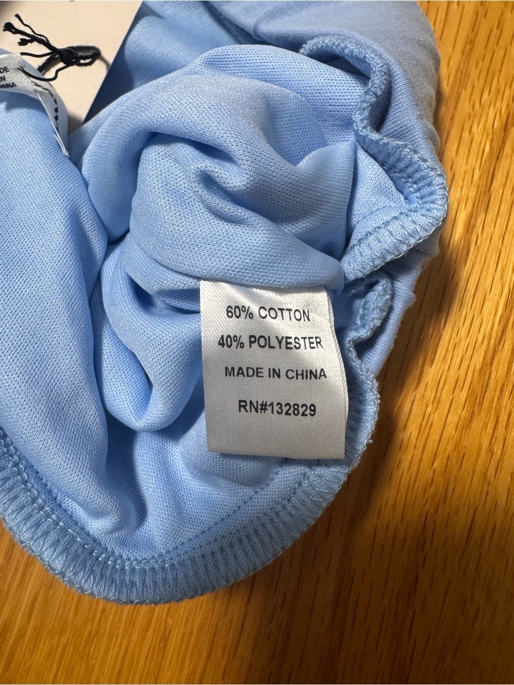 Revolve superdown Light Blue Strapless Drawstring Crop Top - Picture 6 of 6